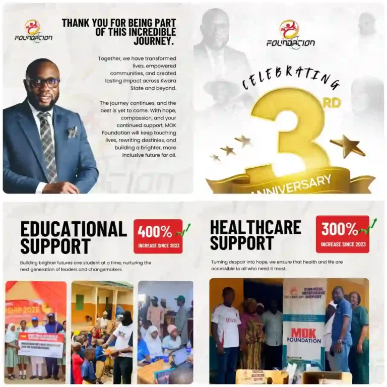 MOK FOUNDATION AT 3: A JOURNEY OF IMPACT, HOPE, AND TRANSFORMATION