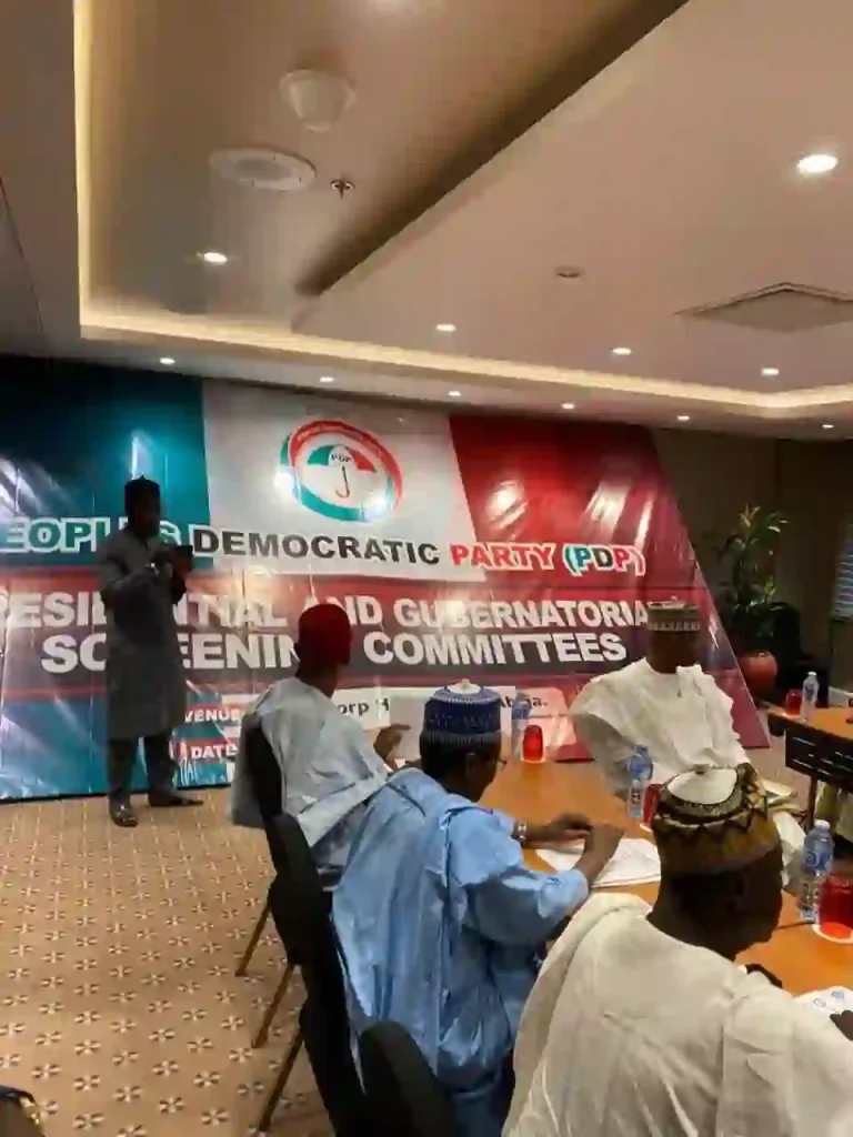 PDP Kicks Off 2027 Election Screening for Presidential, Governorship, and Legislative Aspirants PDP Kicks Off 2027 Election Screening for Presidential, Governorship, and Legislative Aspirants