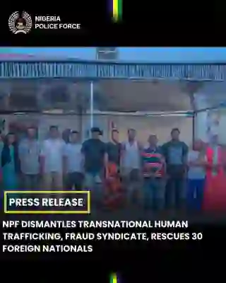 Police Rescue 30 Foreign Nationals, Dismantle Human Trafficking Syndicate, Arrest 13 Suspects in FCT Operation Police Rescue 30 Foreign Nationals, Dismantle Human Trafficking Syndicate, Arrest 13 Suspects in FCT Operation