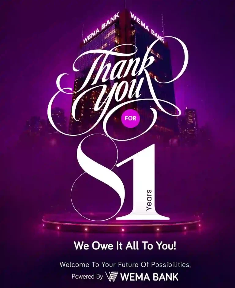 Wema Bank Marks 81 Years, Celebrates ALAT at 9 with Customer Rewards Drive