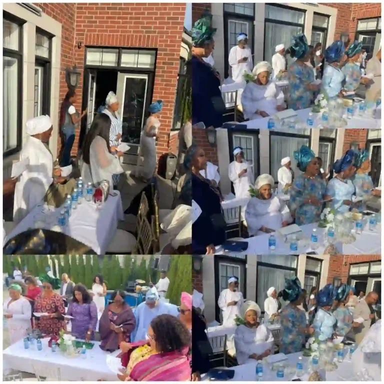 Exclusive (Pictures): Family, Friends, Gather for Ooni Adeyeye, Olori Mariam Ogunwusi’s Twin Naming Ceremony in Canada