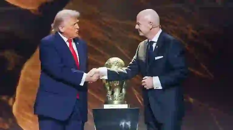 Trump, Infantino to Present World Cup Final Trophy Together Trump, Infantino to Present World Cup Final Trophy Together