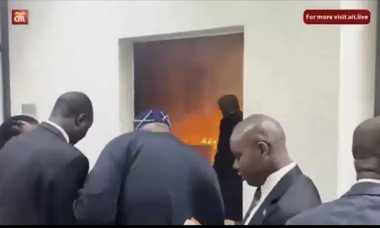Fire Breaks Out at Senate Wing of National Assembly Fire Breaks Out at Senate Wing of National Assembly, Quickly Contained