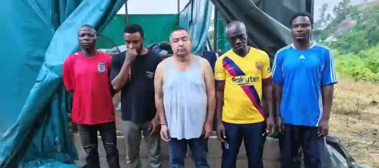 NDLEA Busts Industrial Meth Lab in Oyo Forest, Nabs Mexican Drug Expert NDLEA Dismantles Meth Lab in Oyo Forest, Arrests Mexican Cartel Expert, Four Others