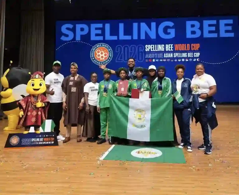 Team Nigeria clinches Gold Award at Spelling Bee World Cup in Shanghai Team Nigeria clinches Gold Award at Spelling Bee World Cup in Shanghai