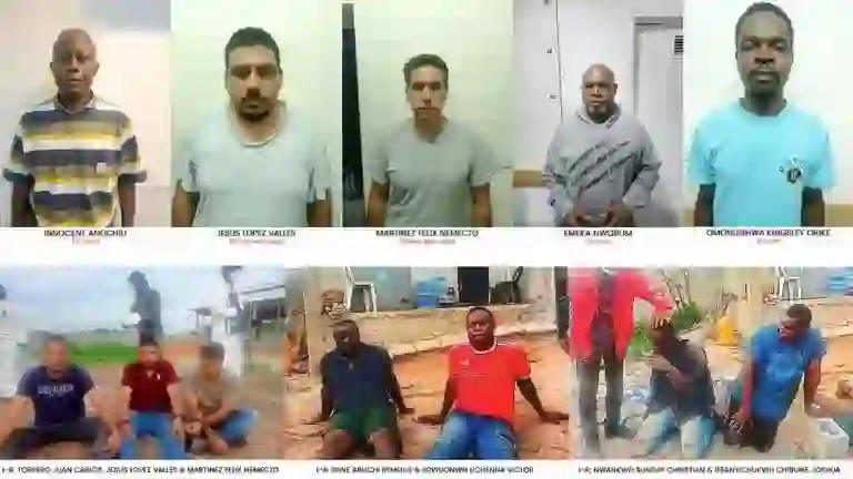 NDLEA Arraigns Alleged Drug Kingpin, Three Mexicans Over N480bn Meth Lab in Ogun NDLEA Arraigns Alleged Drug Kingpin, Three Mexicans Over N480bn Meth Lab in Ogun
