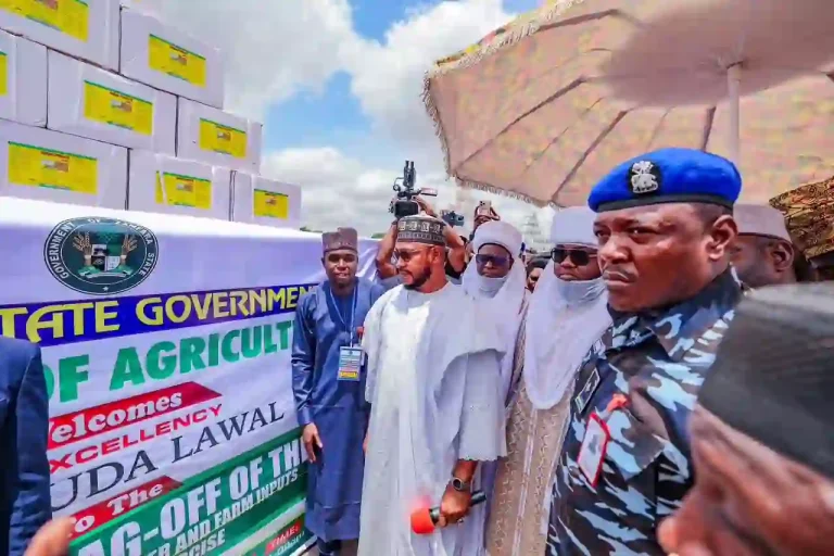 Gov Dauda Lawal Flags Off 2026 Wet-Season Farming, Distributes 72,000 Bags of Free Fertiliser to Zamfara Farmer Gov Dauda Lawal Flags Off 2026 Wet-Season Farming, Distributes 72,000 Bags of Free Fertiliser to Zamfara Farmers