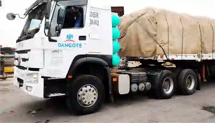 Dangote offers N500,000 reward for tip-offs on illegal truck haulage Dangote offers N500,000 reward for tip-offs on illegal truck haulage