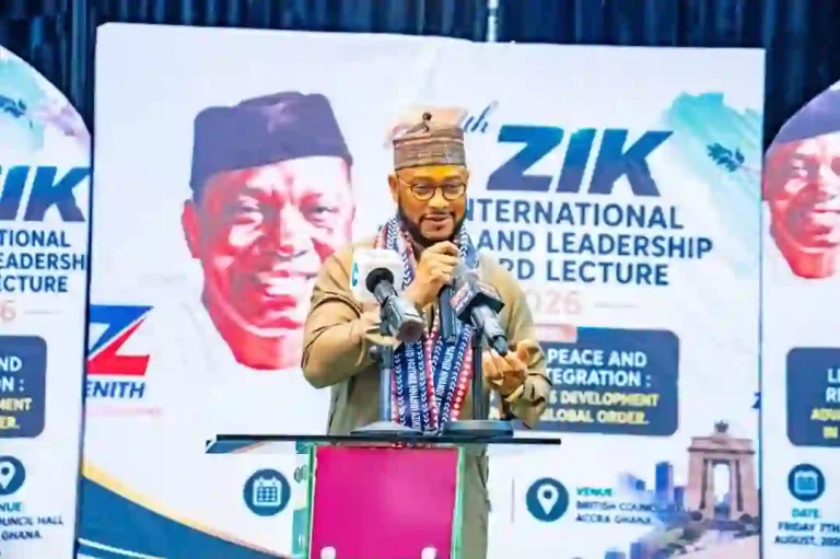 Zamfara Governor, Dr Dauda Lawal Bags Zik Pan-African Leadership Award in Ghana Zamfara Governor, Dr Dauda Lawal Bags Zik Pan-African Leadership Award in Ghana