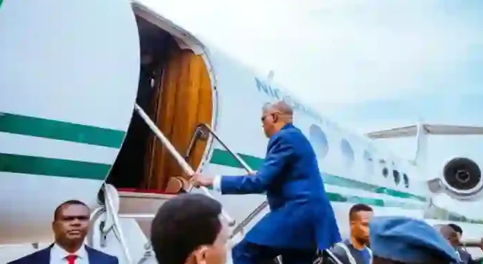 Shettima Departs For India, To Represent Tinubu At BRICS Summit Shettima Departs For India, To Represent Tinubu At BRICS Summit