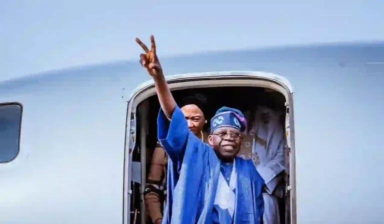 Tinubu returns to Nigeria after four-week European stay Tinubu returns to Nigeria after four-week European stay
