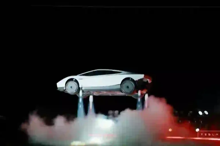 Musk Unveils Tesla Roadster With Rocket-Style Thrusters, Says “Flying Cars Are Real Musk Unveils Tesla Roadster With Rocket-Style Thrusters, Says “Flying Cars Are Real